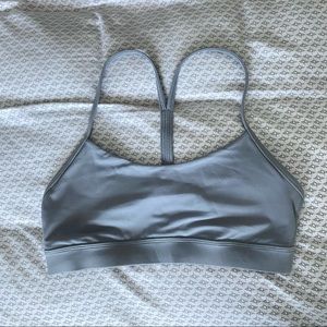 Lululemon Flow Y Sports Bra “Rhino Grey”